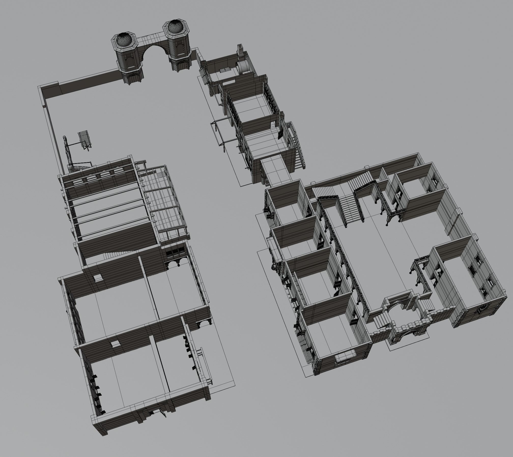 ancient desert building 3D model_21