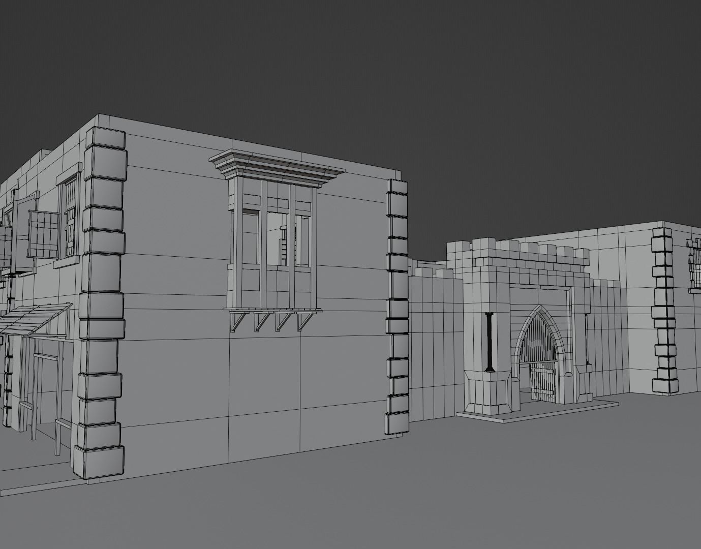 ancient desert building 3D model_28