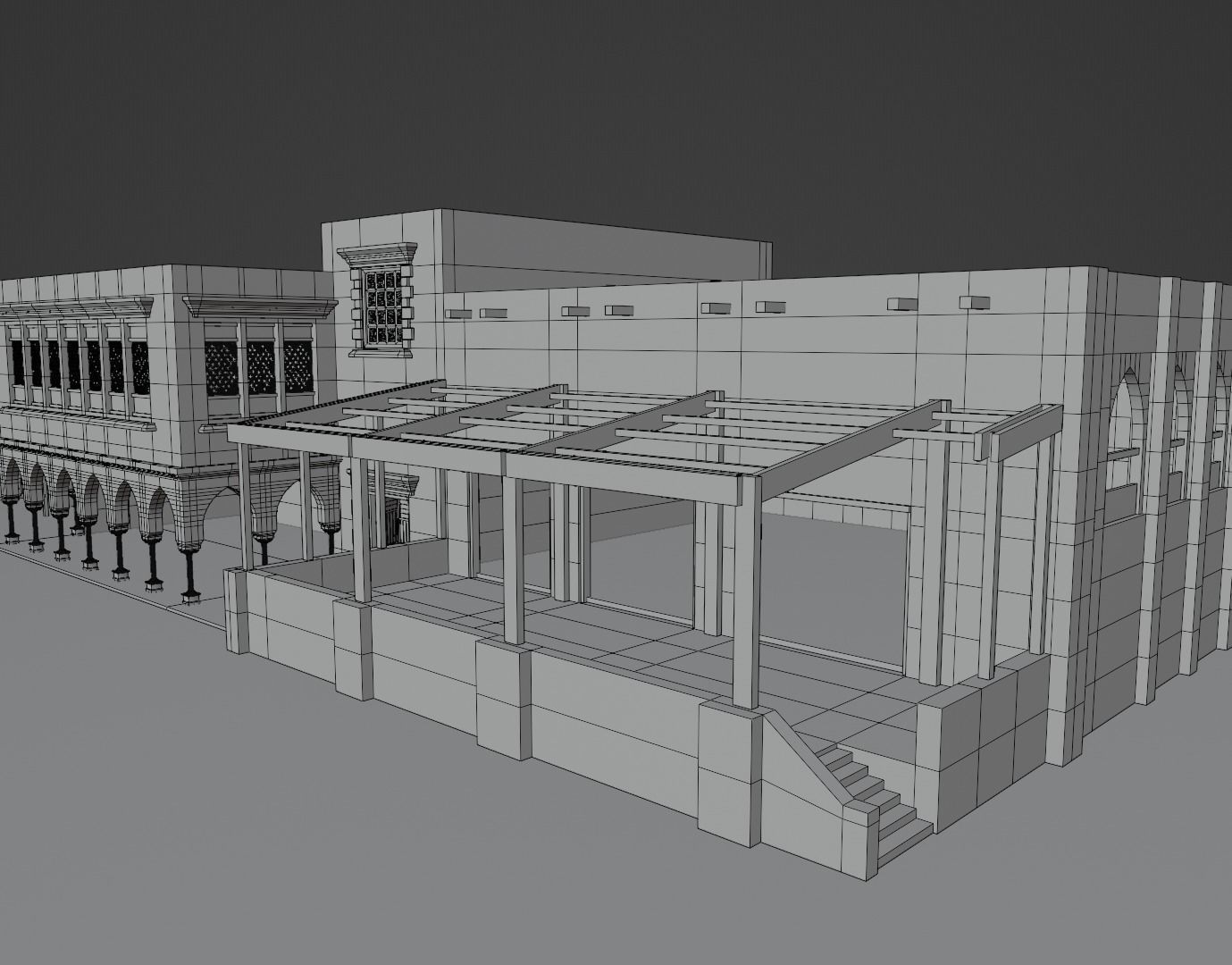 ancient desert building 3D model_30