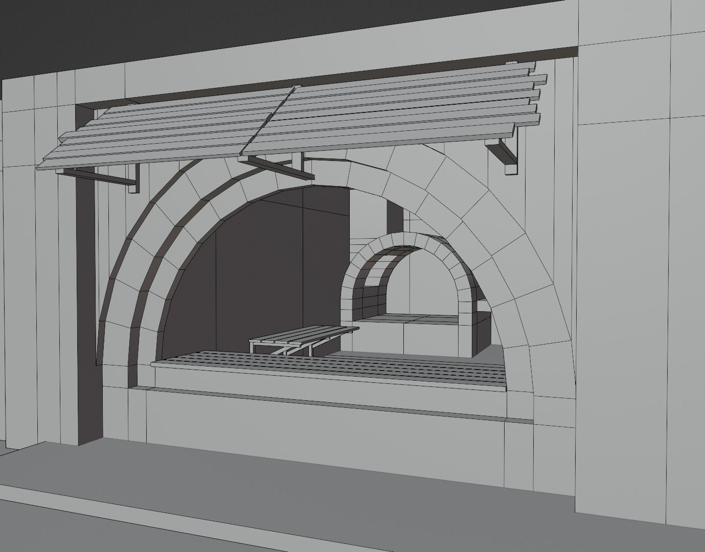 ancient desert building 3D model_25