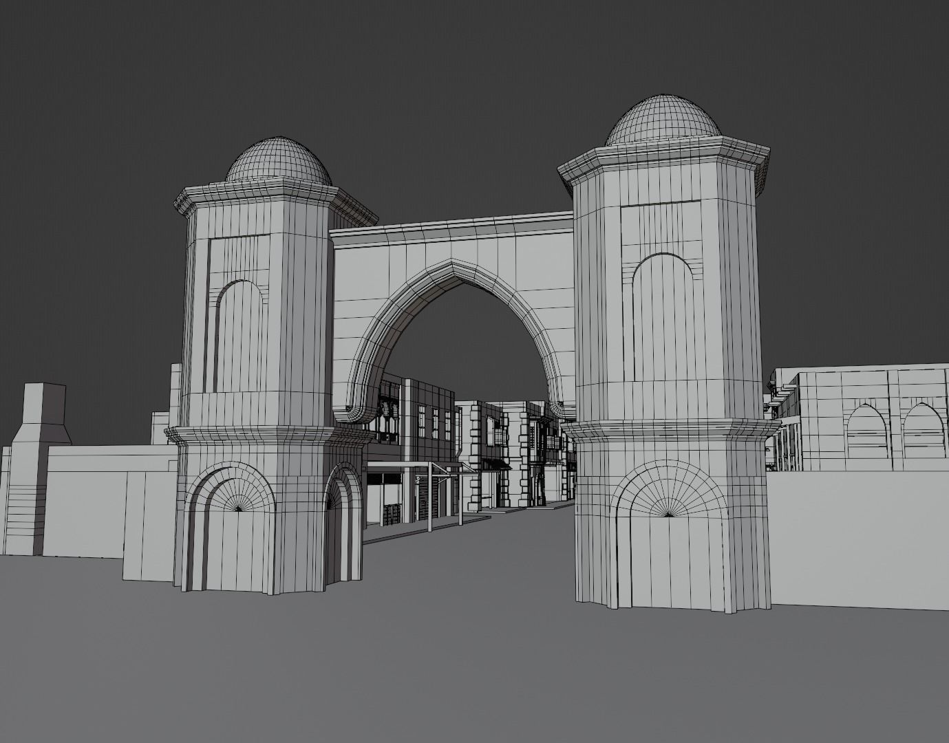 ancient desert building 3D model_24