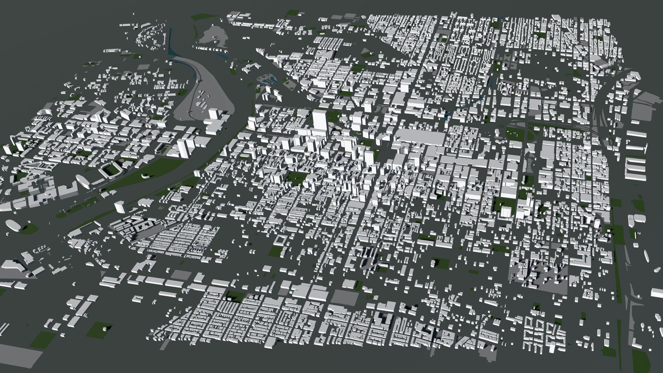 Philadelphia USA - Mass buildings 3D model_5