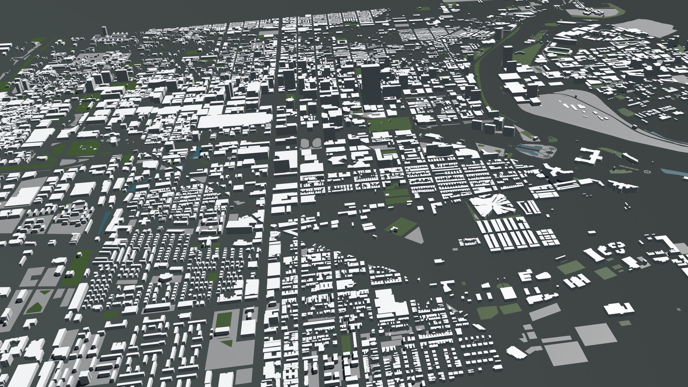 Philadelphia USA - Mass buildings 3D model_4