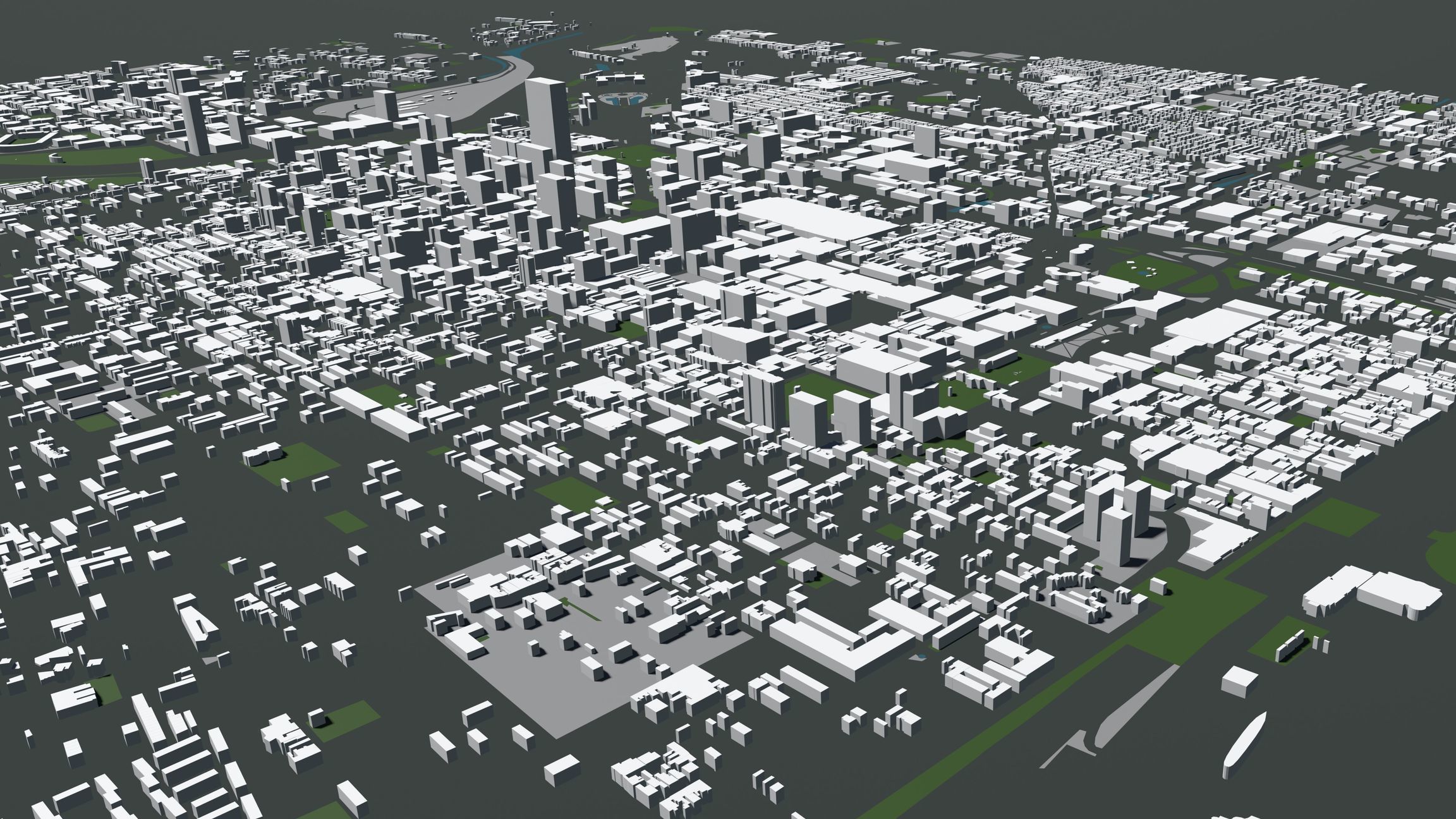 Philadelphia USA - Mass buildings 3D model_2