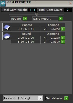 Fine 7-Stone diamond ring 3045 3D print model 3D print model_8