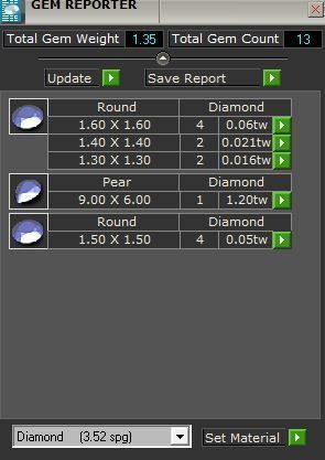 Crown diamond ring with band 3053 3D print model 3D print model_8