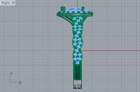 Pear halo diamond ring 3061 3D print model 3D print model_6