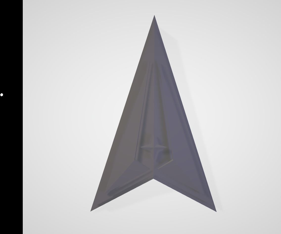 Space Force Logo Model for 3D Printing and CNC Machining 3D print model_1