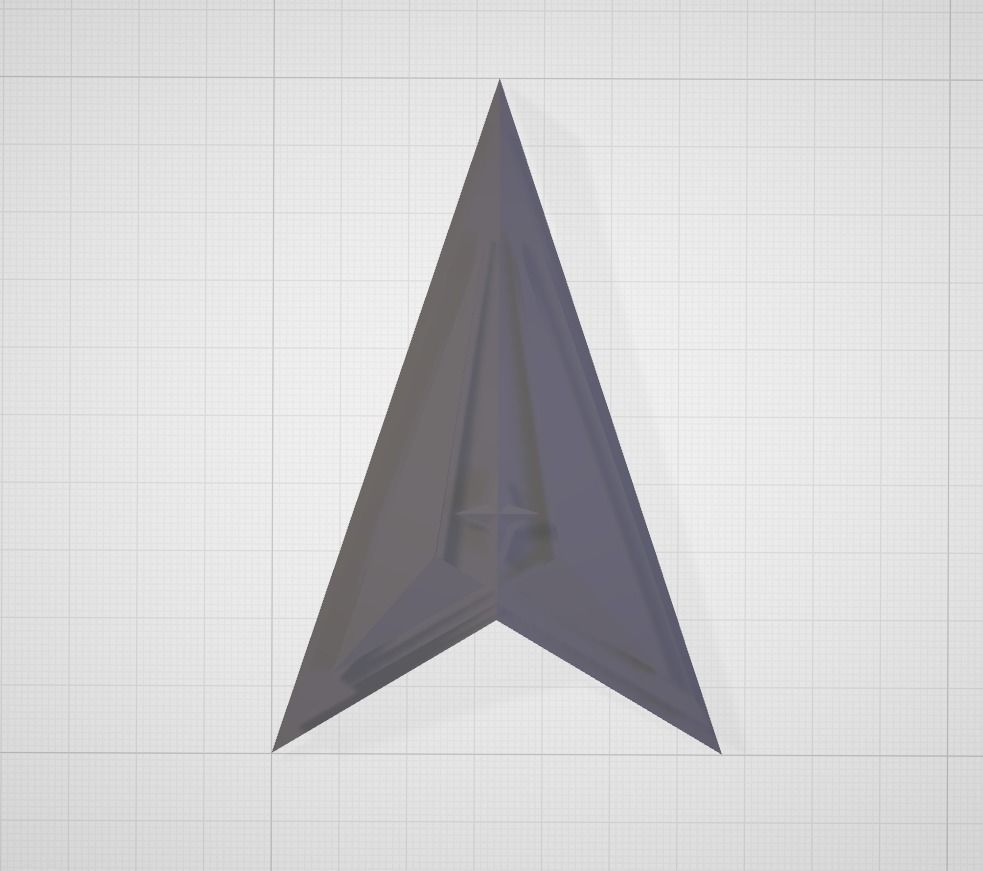 Space Force Logo Model for 3D Printing and CNC Machining 3D print model_5