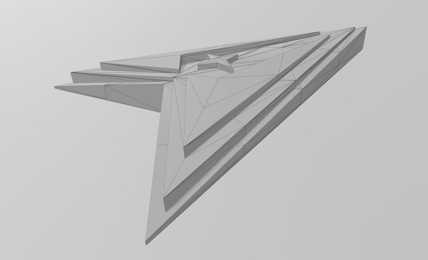 Space Force Logo Model for 3D Printing and CNC Machining 3D print model_2