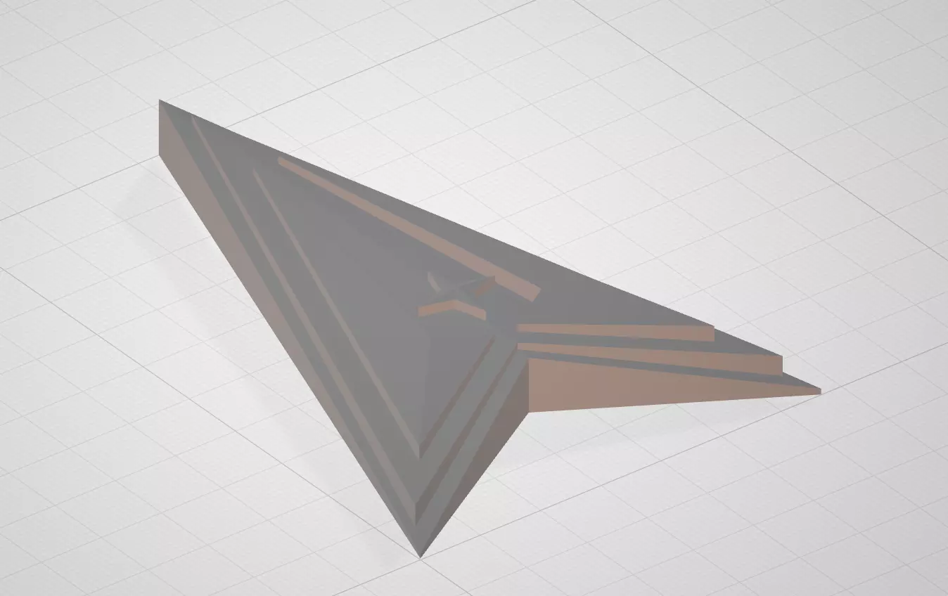 Space Force Logo Model for 3D Printing and CNC Machining 3D print model_0