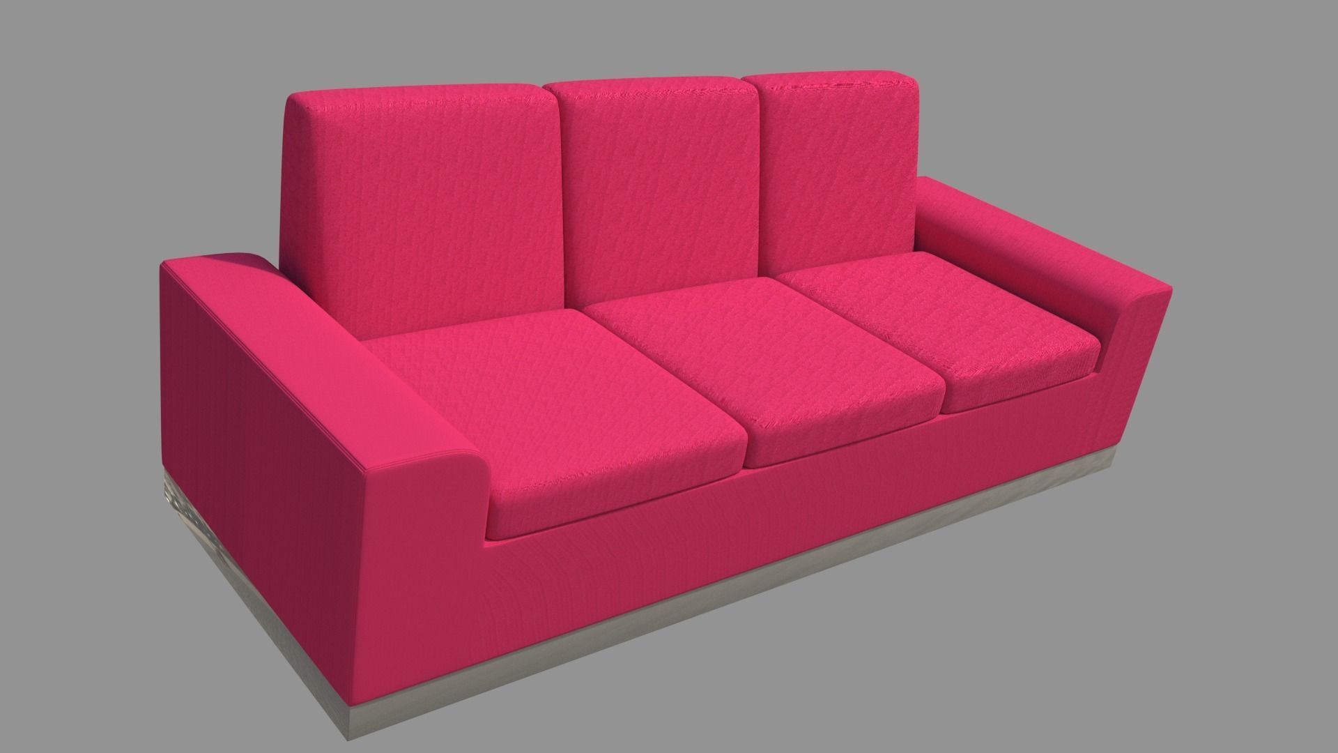 Sofa Caty 3-seater 3D model_5