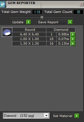 Big diamond stone ring 3071 3D print model 3D print model_8