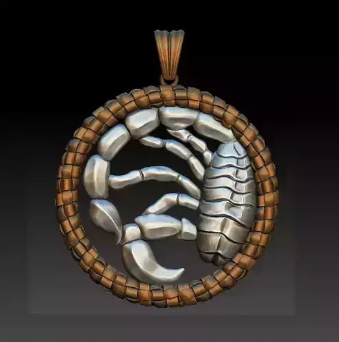 Horoscope Scorpion Pendant