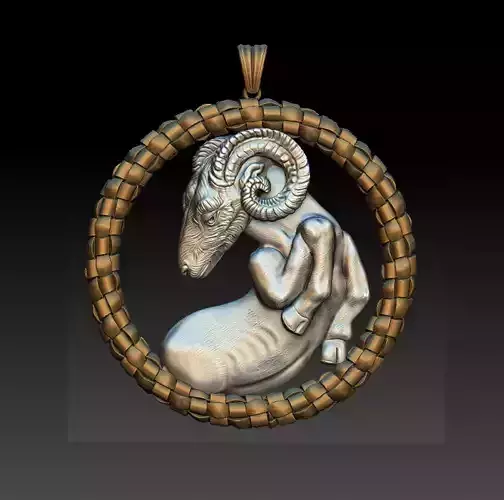 Horoscope Aries Pendant