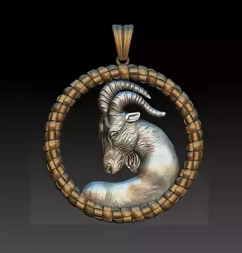 Horoscope Capricorn Pendant