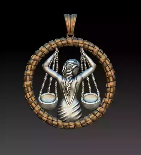 Horoscope Libra Pendant