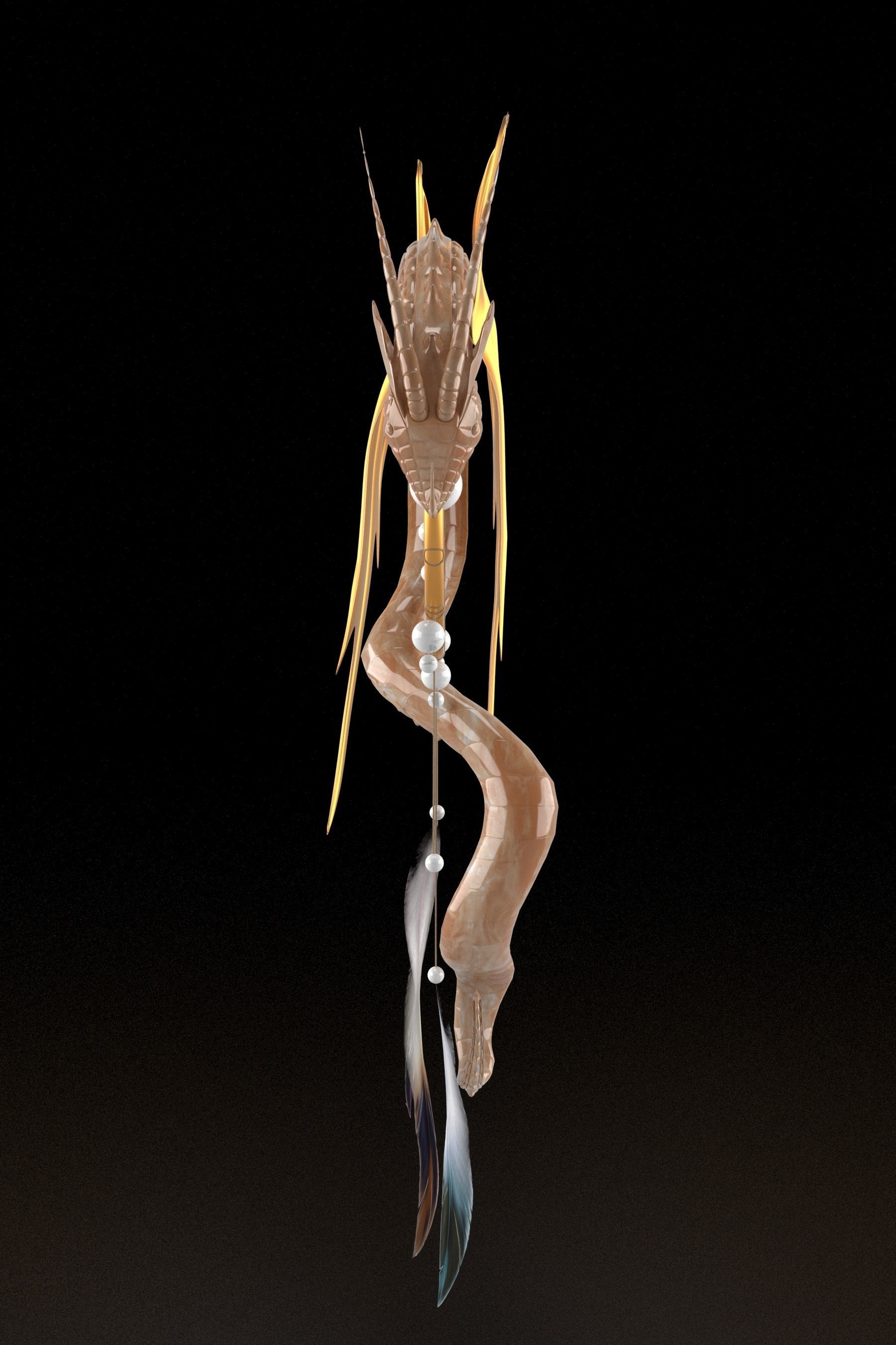 Dream cathcer 3D model_2