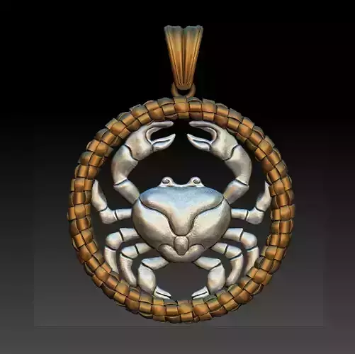 Horoscope Cancer Pendant 
