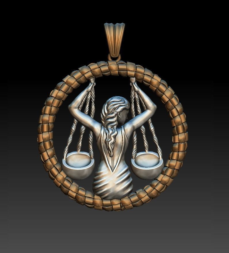 Jewellery Horoscope Signes Pack 3D model_9