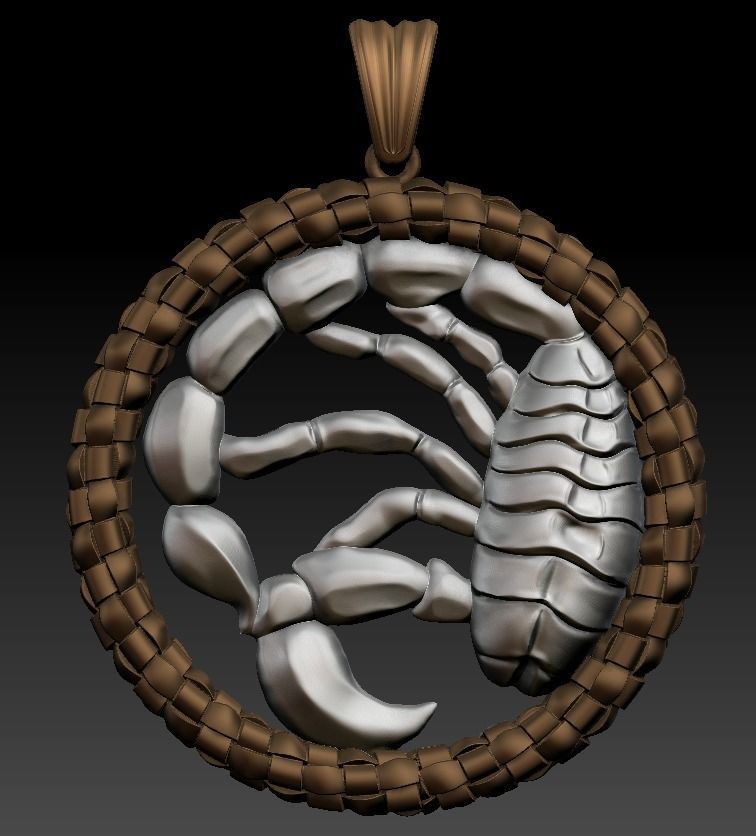 Jewellery Horoscope Signes Pack 3D model_8