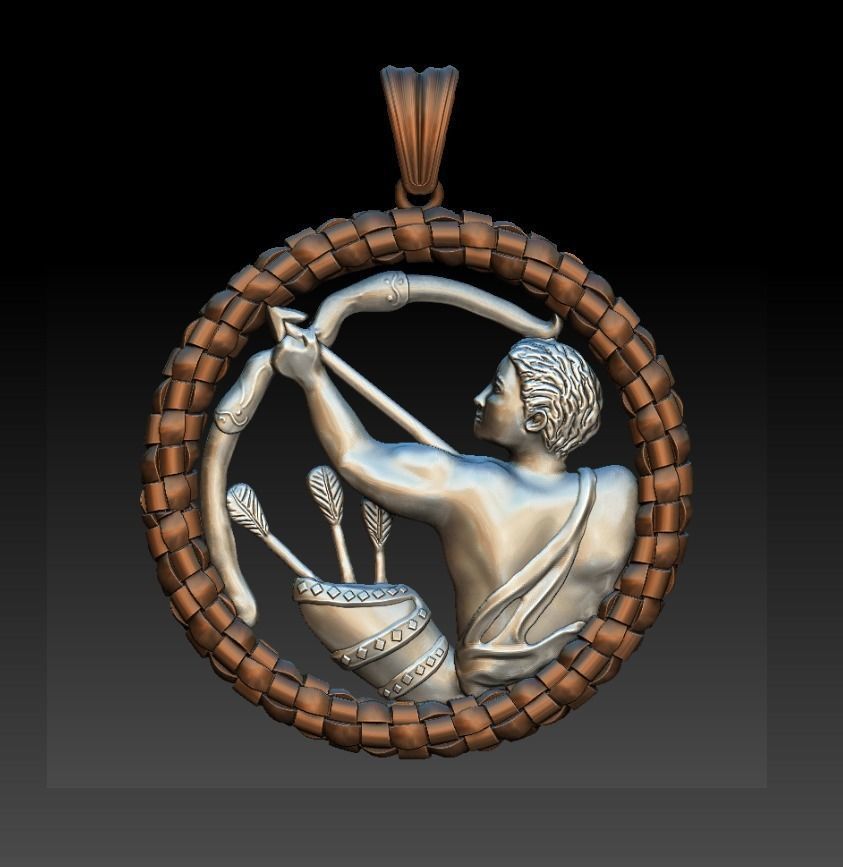 Jewellery Horoscope Signes Pack 3D model_12