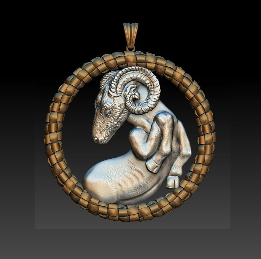 Jewellery Horoscope Signes Pack 3D model_2