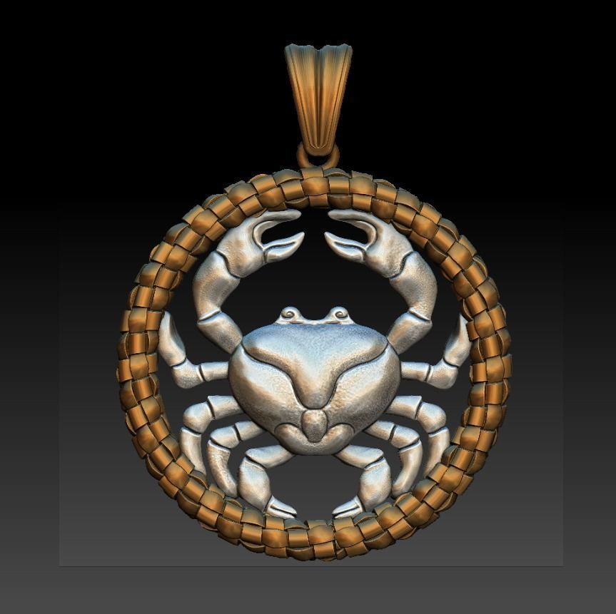 Jewellery Horoscope Signes Pack 3D model_1