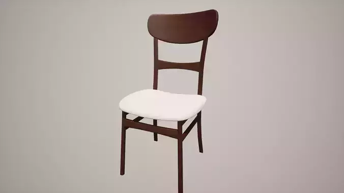 Modern wooden dining chair