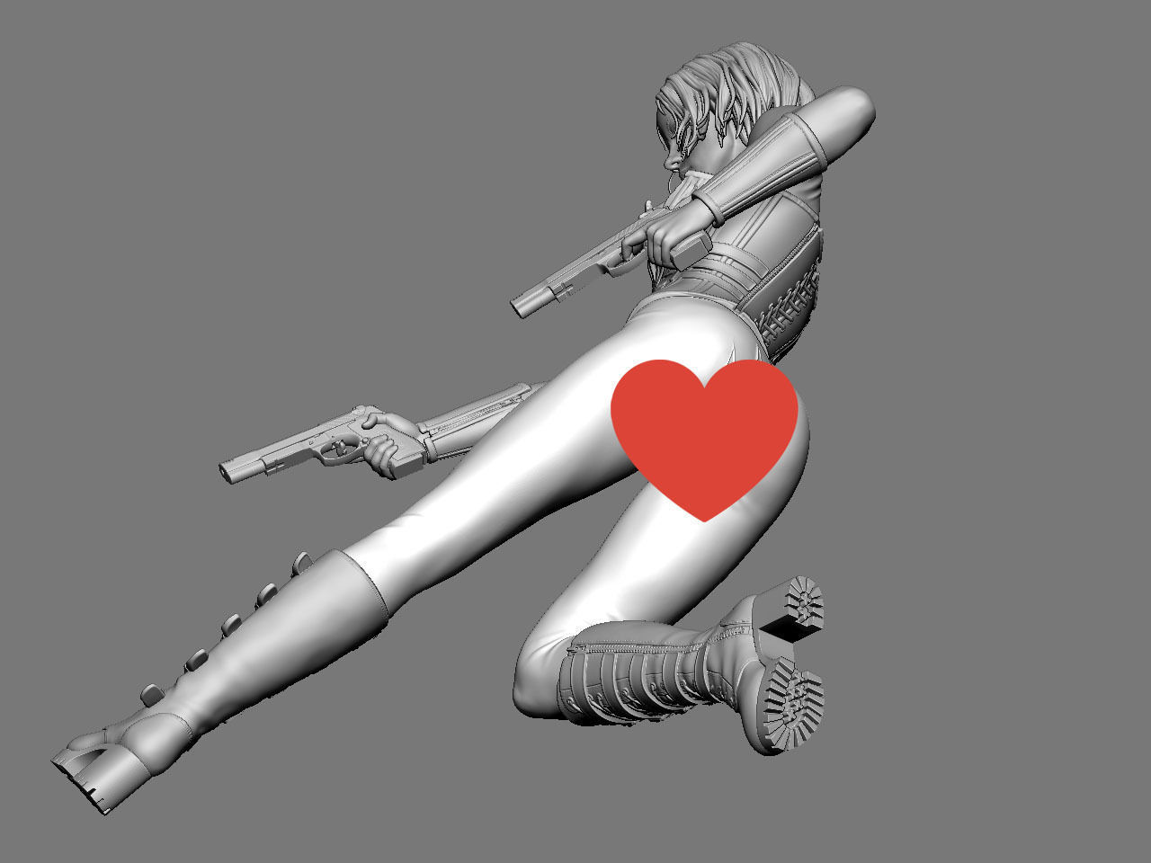 Selene vs Lycan NSFW 3D print model_45