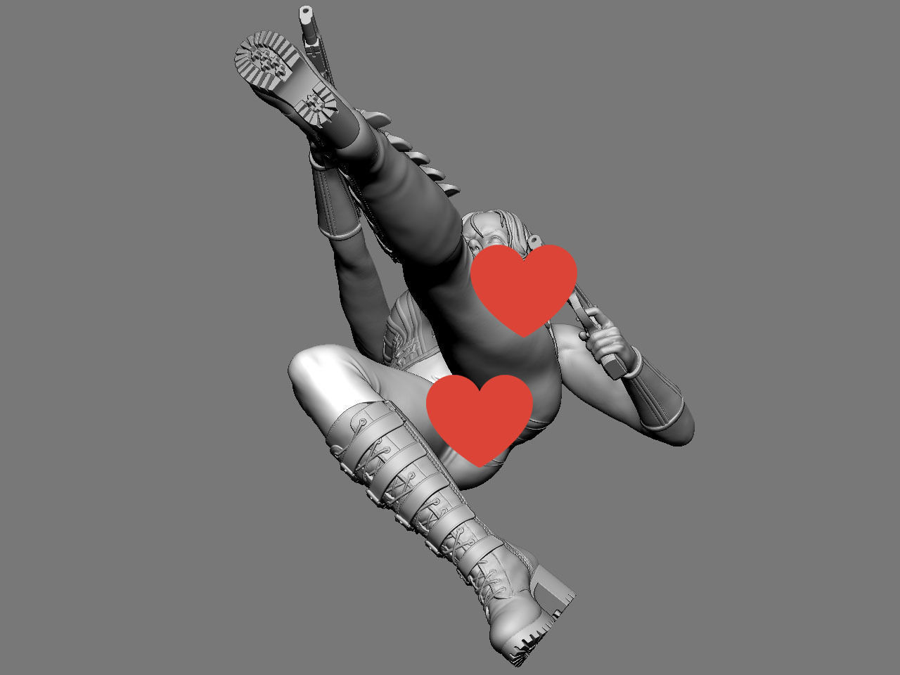 Selene vs Lycan NSFW 3D print model_43