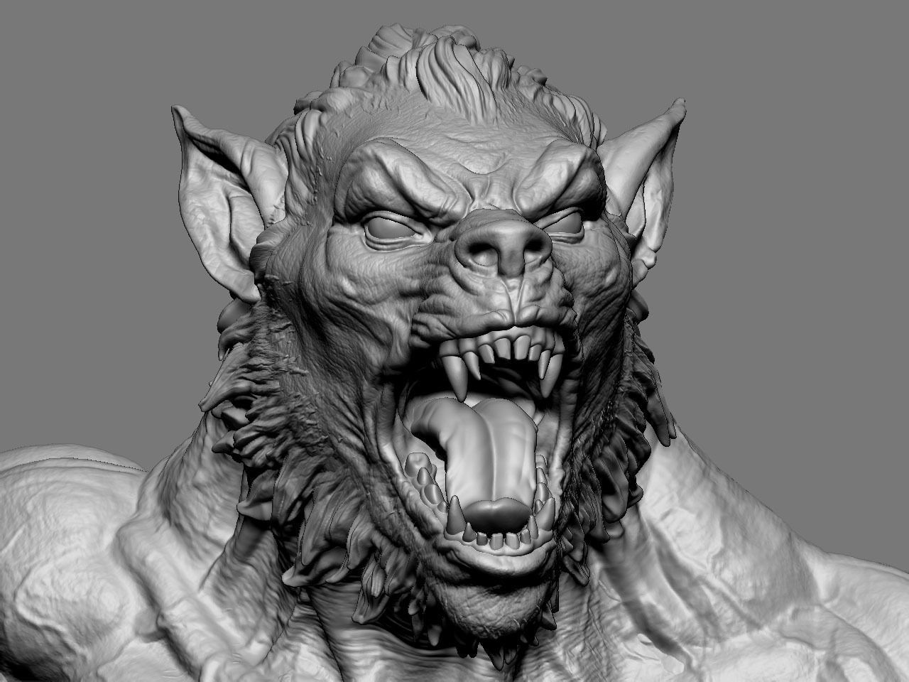 Selene vs Lycan NSFW 3D print model_53