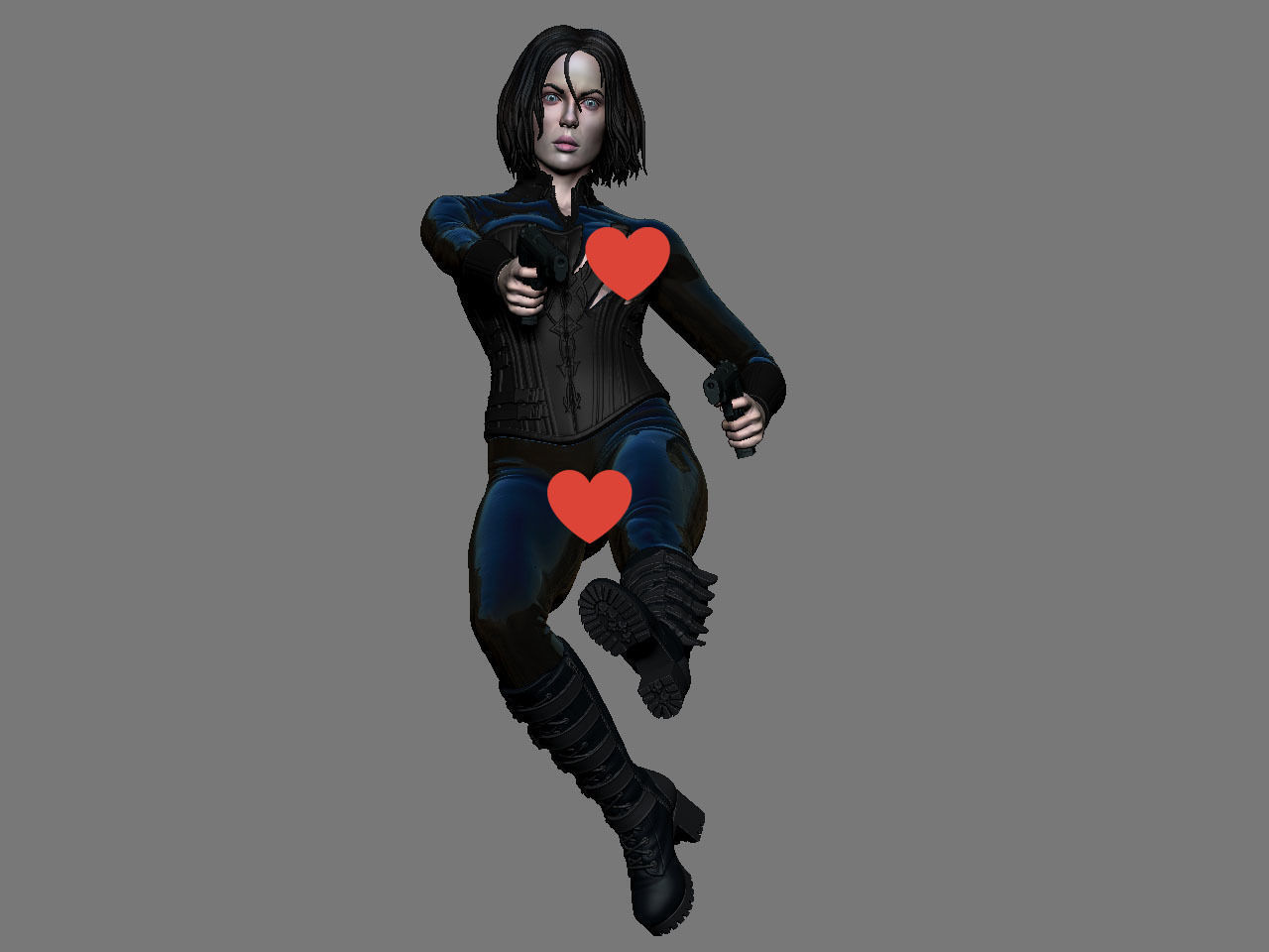 Selene vs Lycan NSFW 3D print model_40