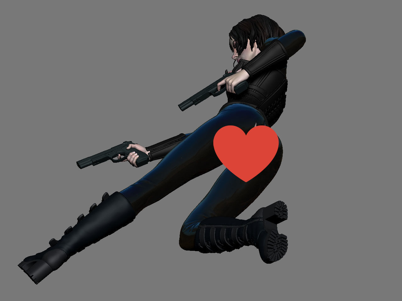 Selene vs Lycan NSFW 3D print model_44