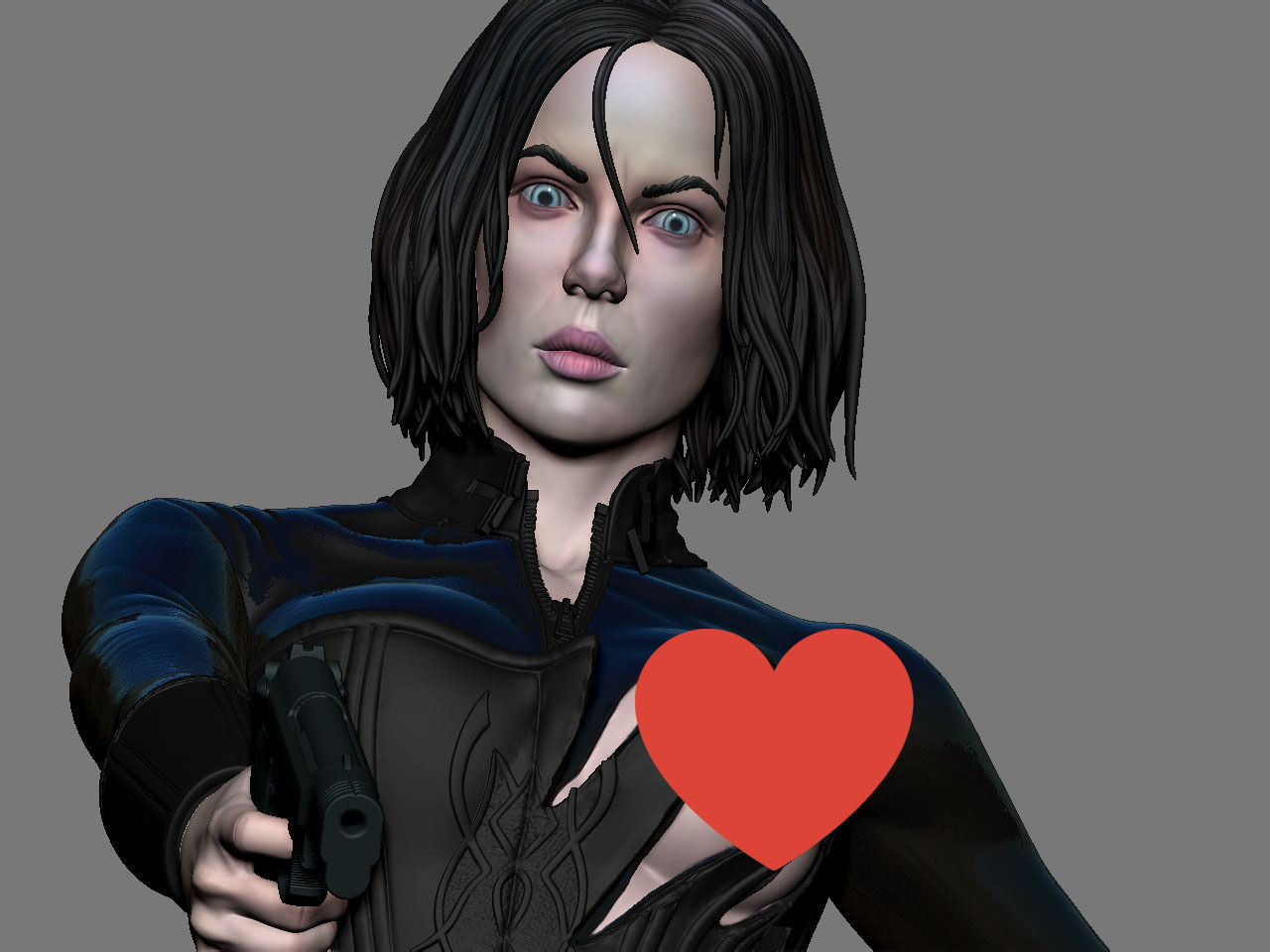 Selene vs Lycan NSFW 3D print model_48