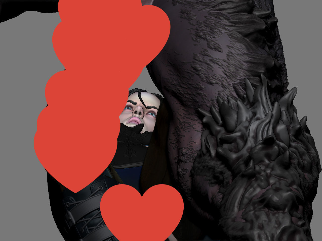 Selene vs Lycan NSFW 3D print model_60