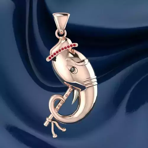 Ganesh Charm 925 Sterling Silver Ganesh pandle