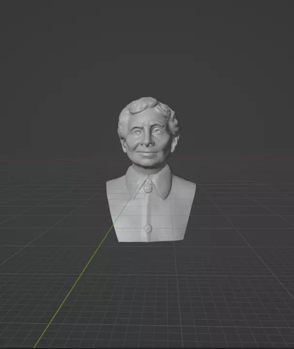 Helen Keller 3D print model_0