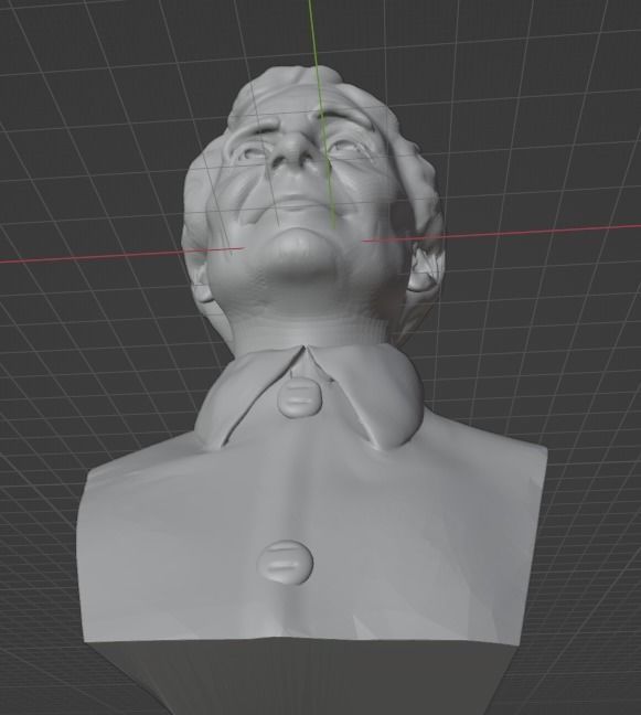 Helen Keller 3D print model_3