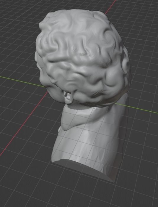 Helen Keller 3D print model_19