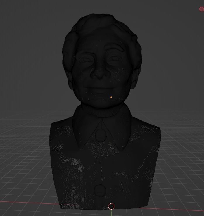 Helen Keller 3D print model_6