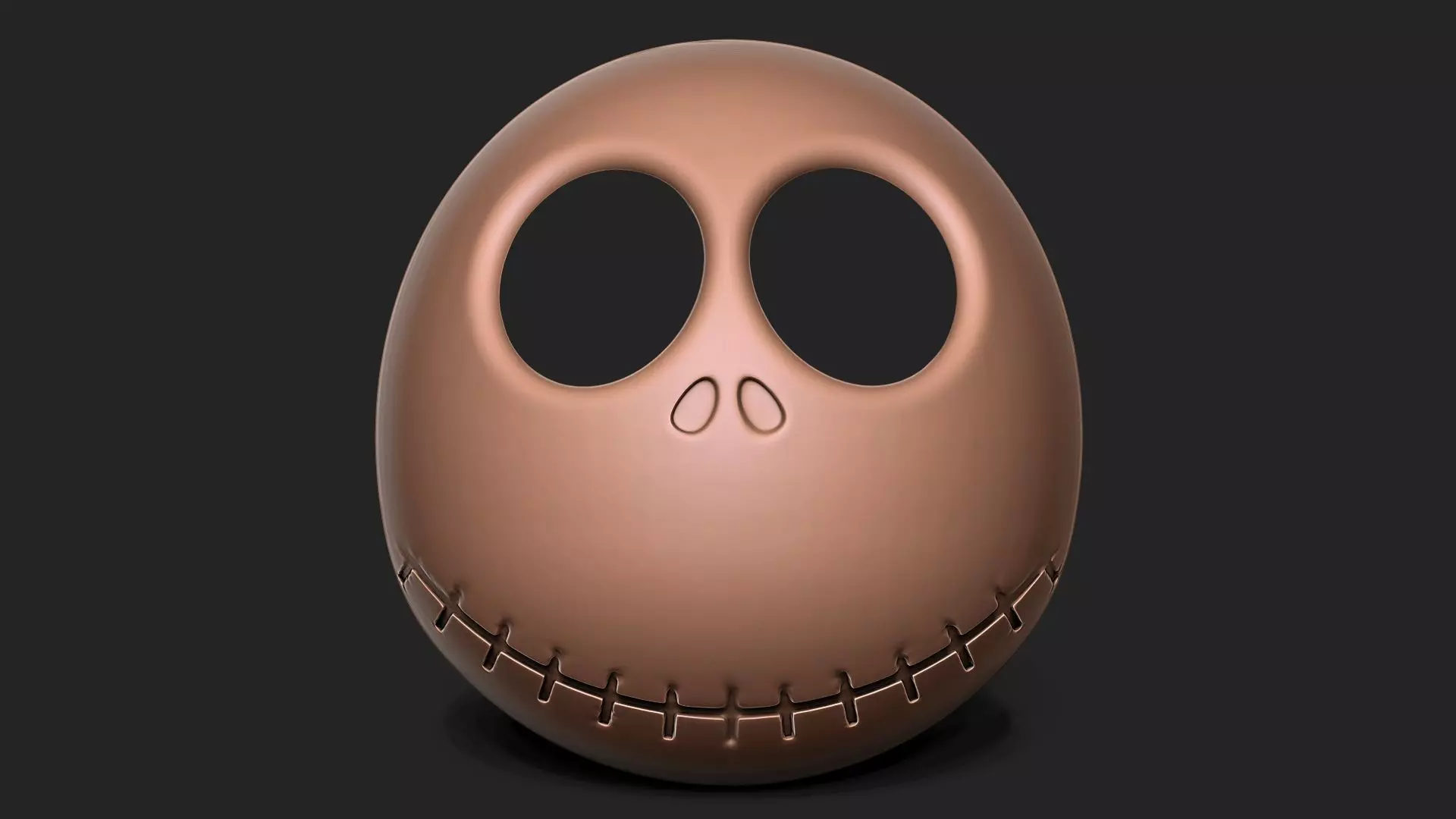 Jack Skellington Mask 3D print model_0