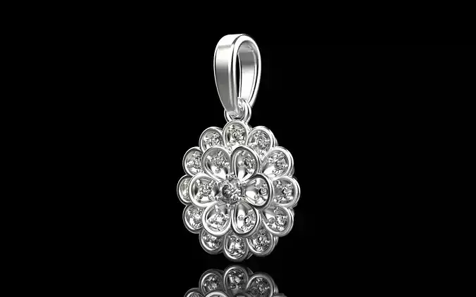 Flower pendant model 291