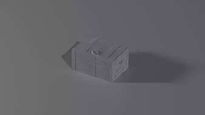 Fantasy medieval tavern chest 3d printable - Tabletop