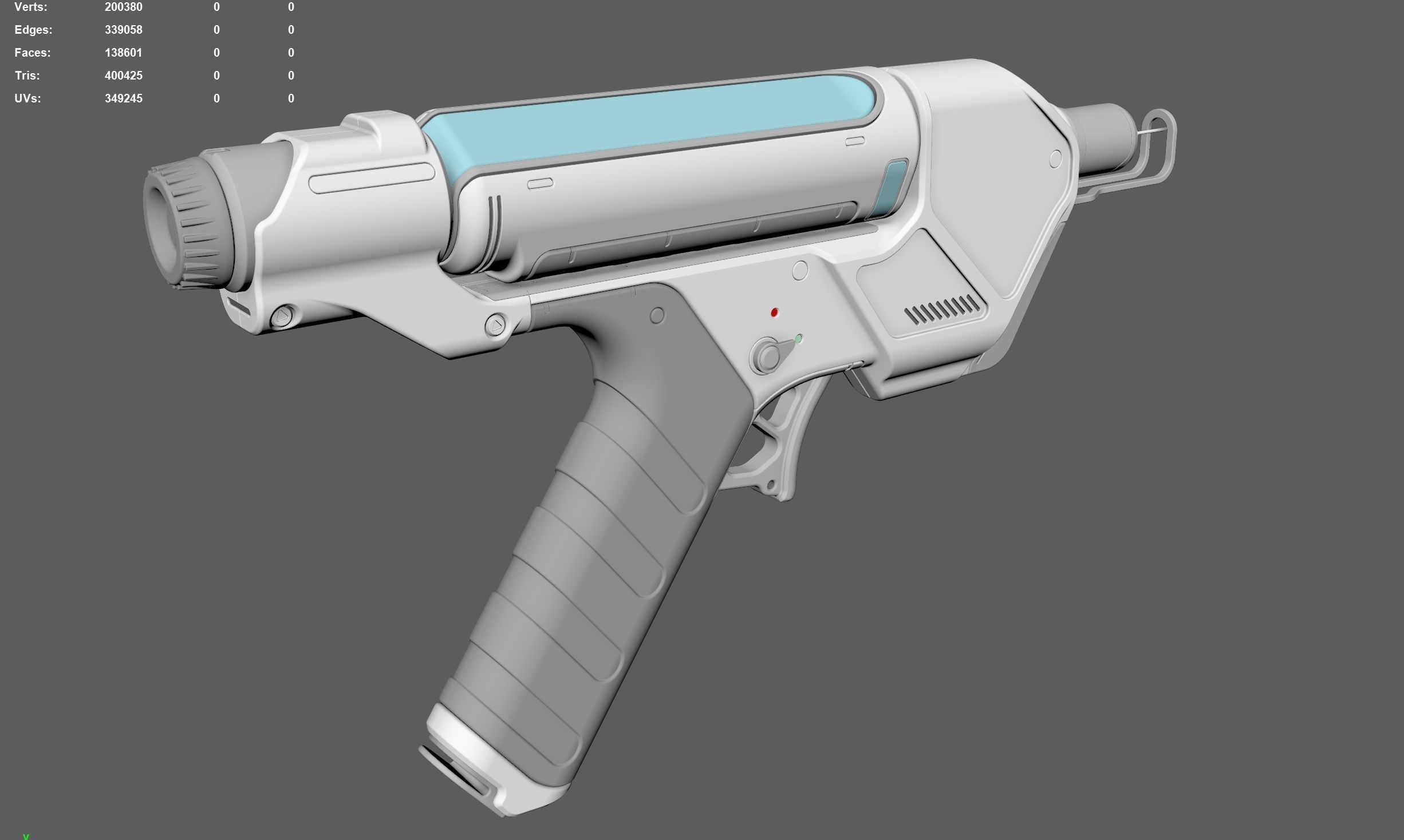 Medical Injector Syringe 3D model_6