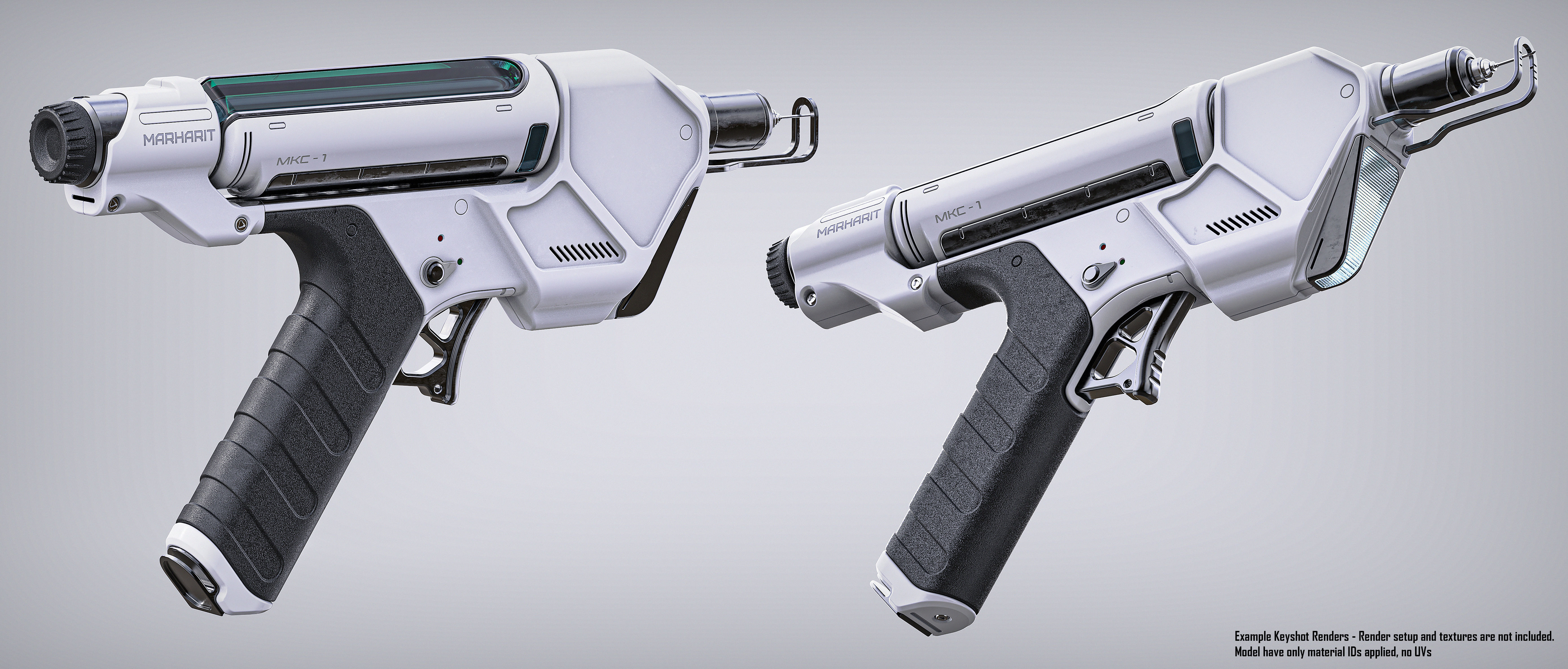 Medical Injector Syringe 3D model_1