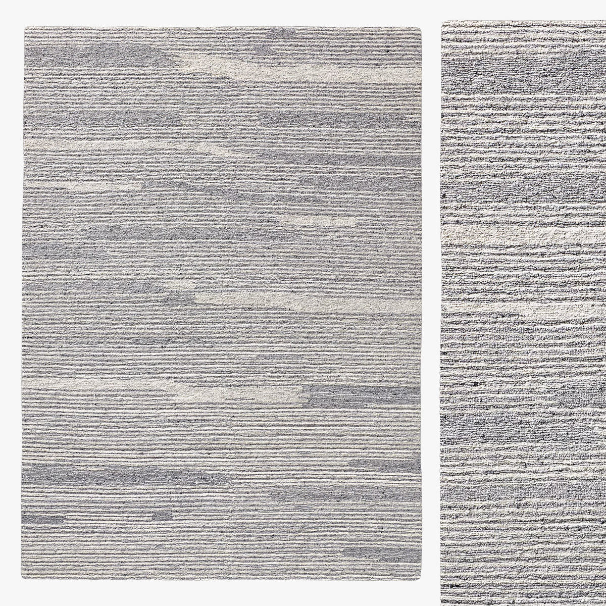 KIRAN HAND-KNOTTED WOOL and SILK RUG 3D model_2