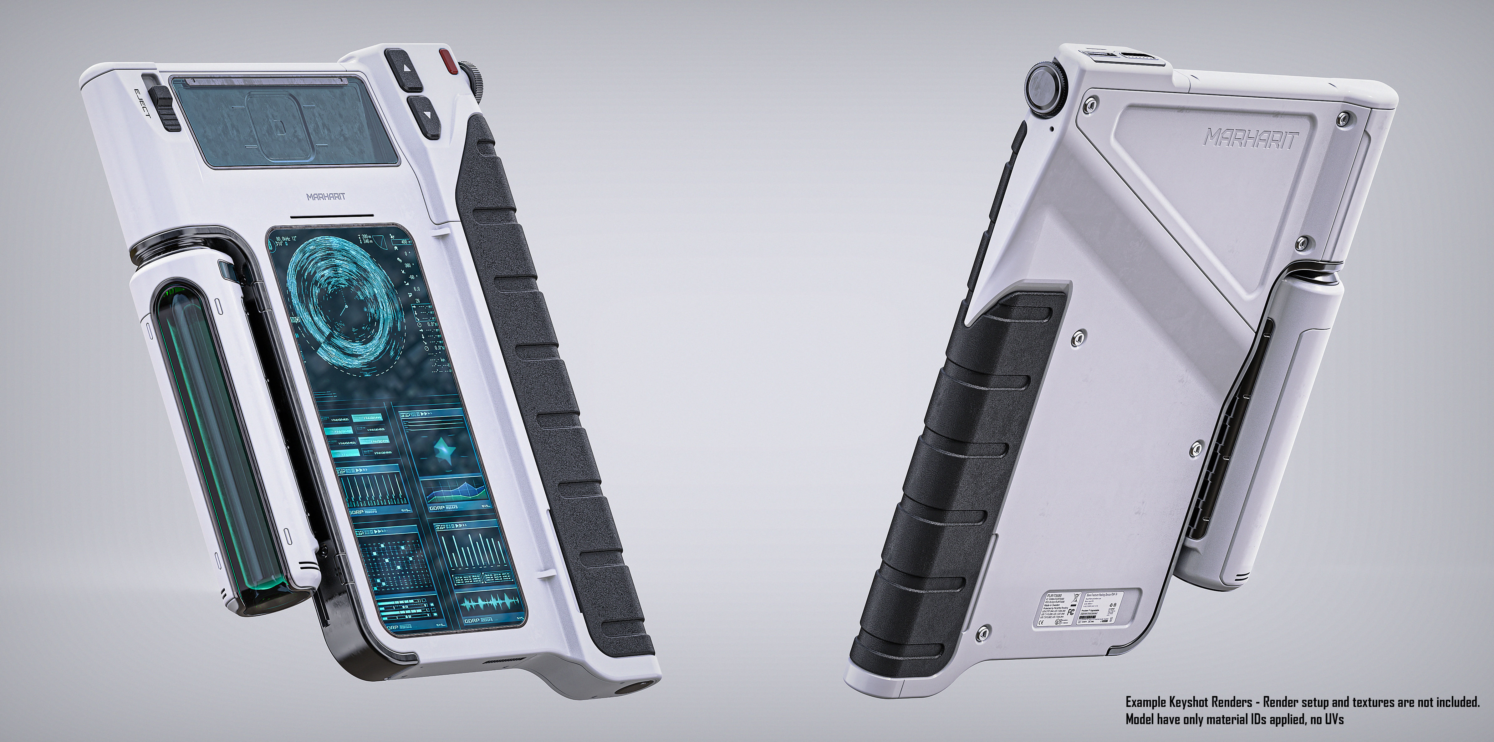 Medical Tablet 3D model_1