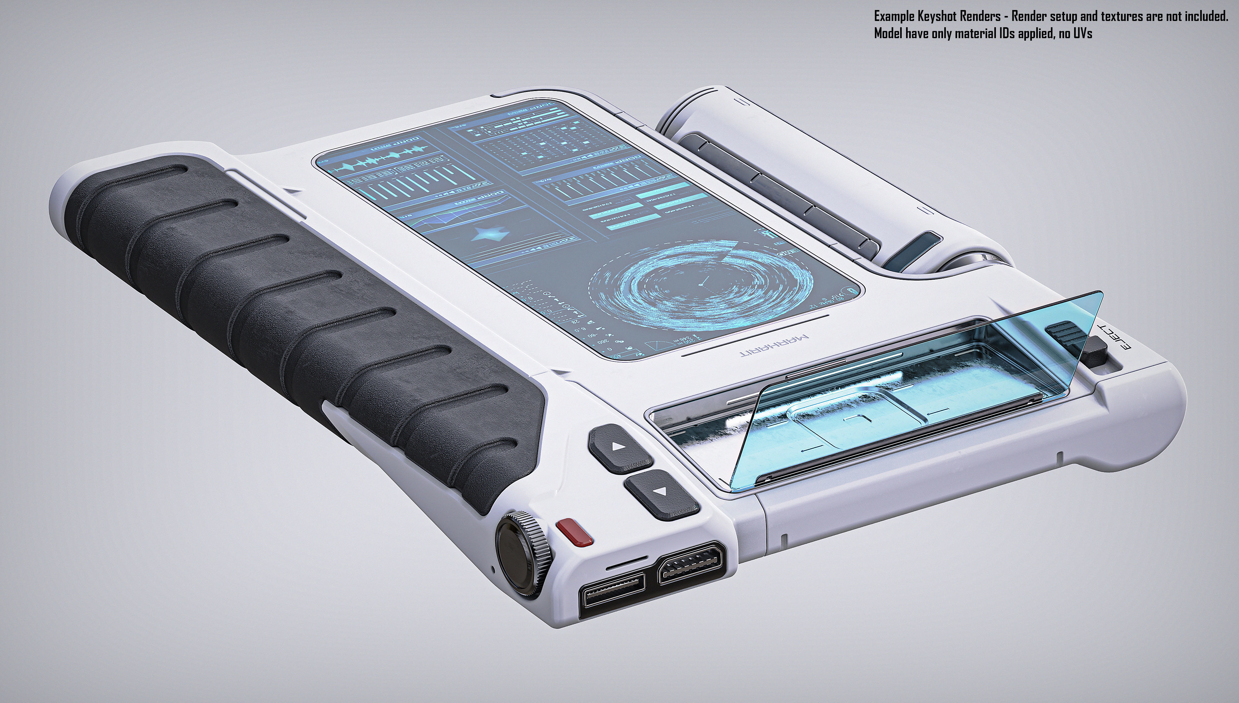 Medical Tablet 3D model_2