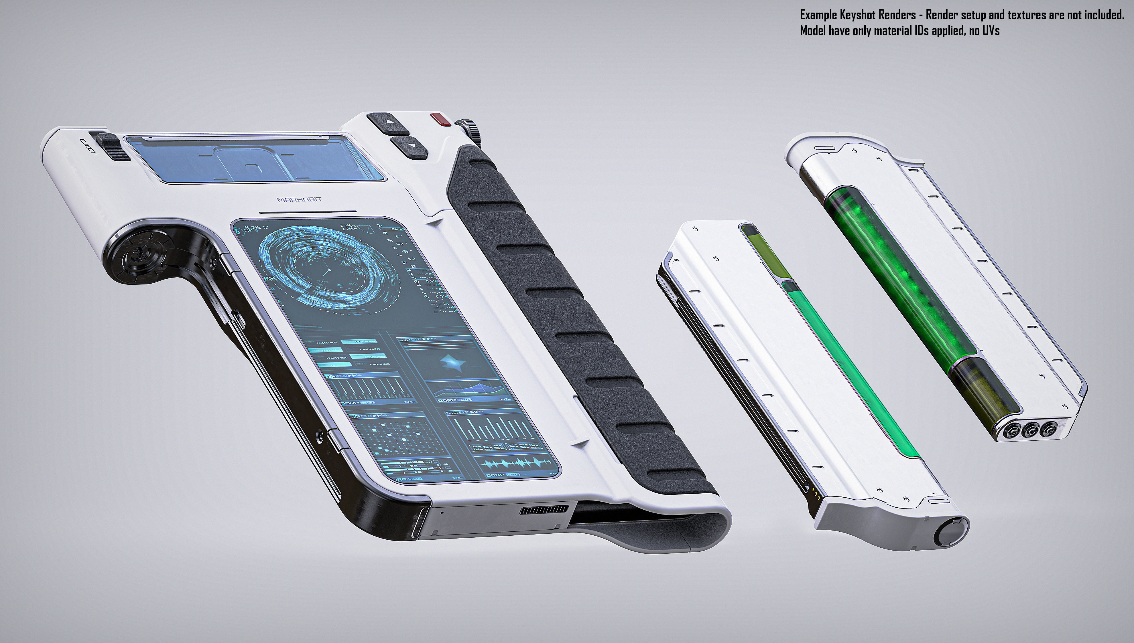 Medical Tablet 3D model_3